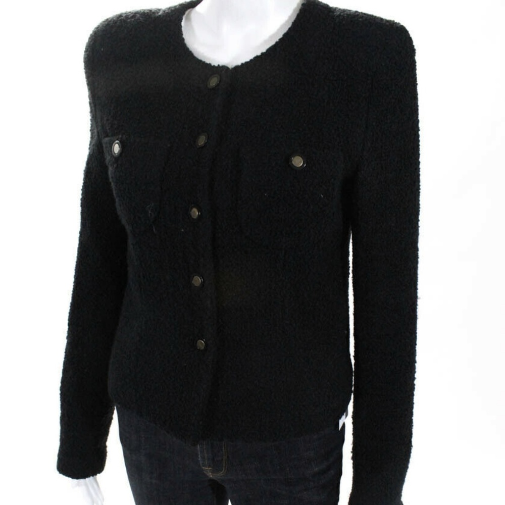 CLUB MONACO BUTTON CLOSURE JACKET WOOL BLAZER, 6